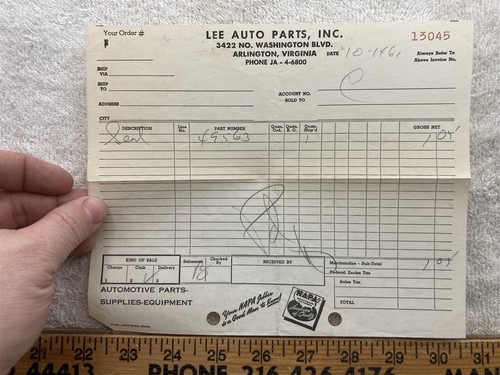 1961 lee auto parts - 1961,