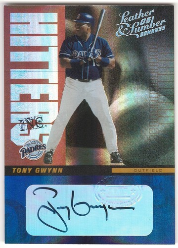Tony gwynn 2005 donruss - gwynn, pelle